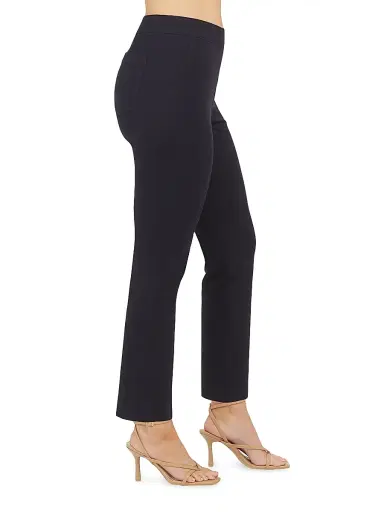 Spanx Women's Polished Slim-Fit Pants - Classic Navy - Size XL | Thumbnail 3