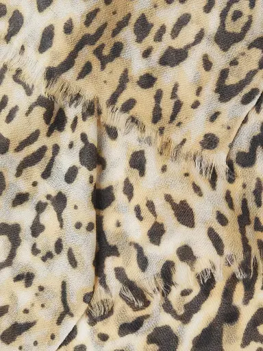 Sofia Cashmere Women's Leopard Cashmere Scarf - Leopard | Thumbnail 5