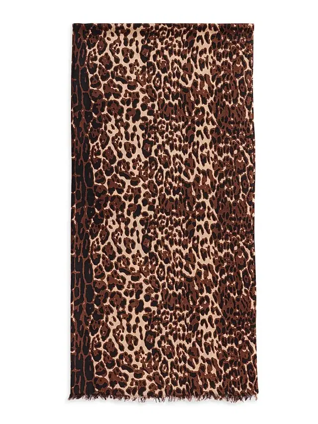 Sofia Cashmere Women's Leopard Cashmere Scarf - Leopard