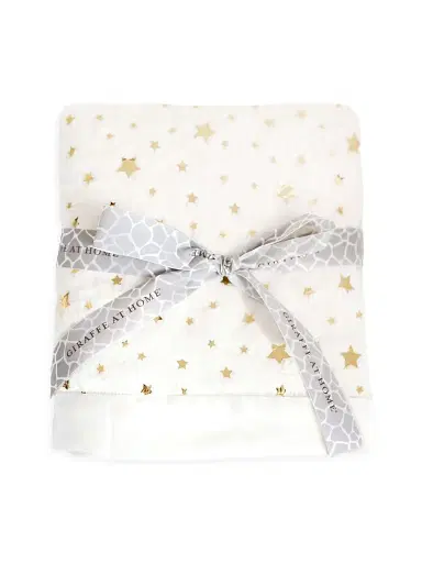 Little Giraffe Bright Star Throw Blanket - Cream | Thumbnail 1 Little Giraffe Bright Star Throw Blanket - Cream | Thumbnail 1