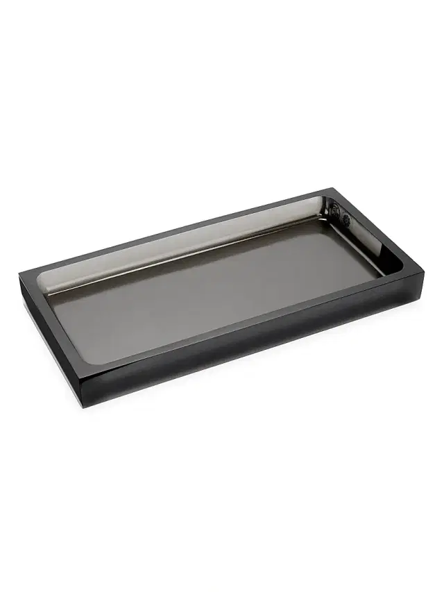 Jonathan Adler Hollywood Acrylic Tray - Smoke