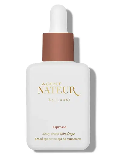 Agent Nateur Women's Holi (Sun) Dewy Tinted Skin Drops SPF 50 - Espresso | Thumbnail 1