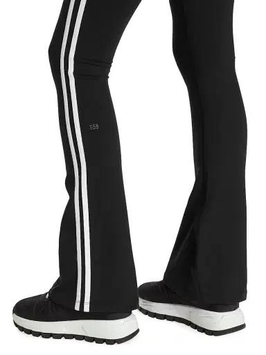 Splits59 Women's Raquel Double-Stripe Flare Yoga Pants - Black White - Size XL | Thumbnail 6 Splits59 Women's Raquel Double-Stripe Flare Yoga Pants - Black White - Size XL | Thumbnail 6