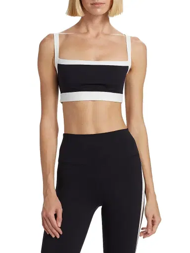 Splits59 Women's Monah Rigor Sports Bra - Black White | Thumbnail 3 Splits59 Women's Monah Rigor Sports Bra - Black White | Thumbnail 3