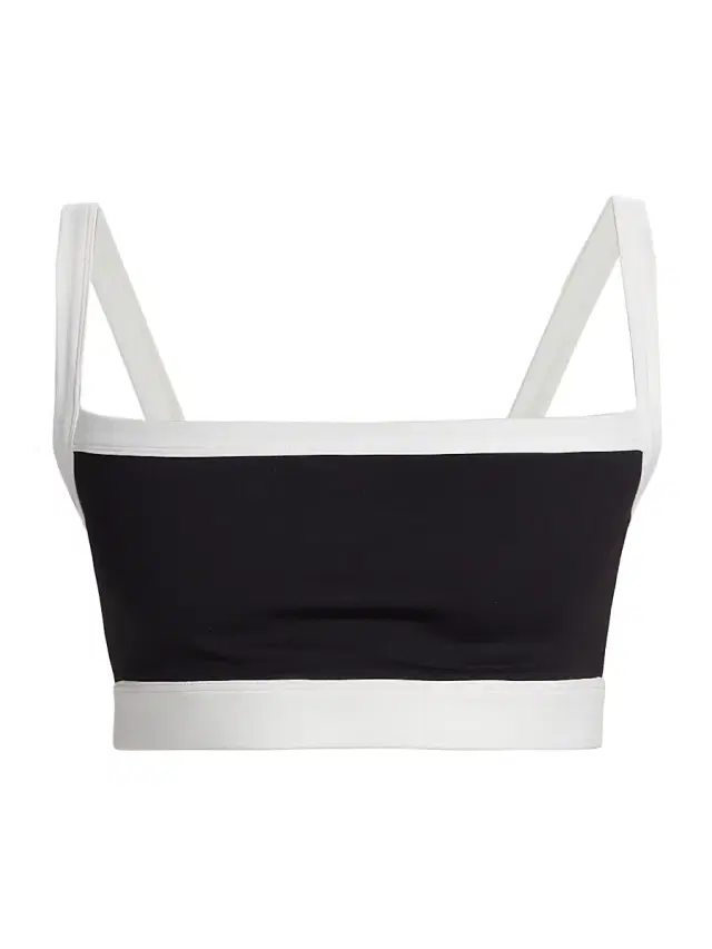Women's Monah Rigor Sports Bra - Black White