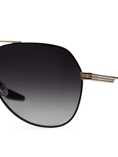 Barton Perreira Men's 007 Legacy Collection 61MM Aviator Sunglasses - Black Satin | Thumbnail 2