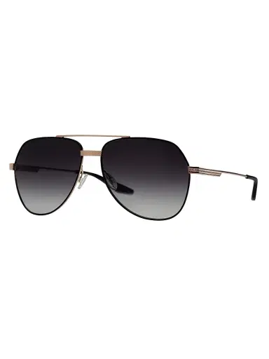 Barton Perreira Men's 007 Legacy Collection 61MM Aviator Sunglasses - Black Satin | Thumbnail 1