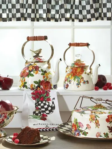 MacKenzie-Childs Flower Market Tea Kettle | Thumbnail 2