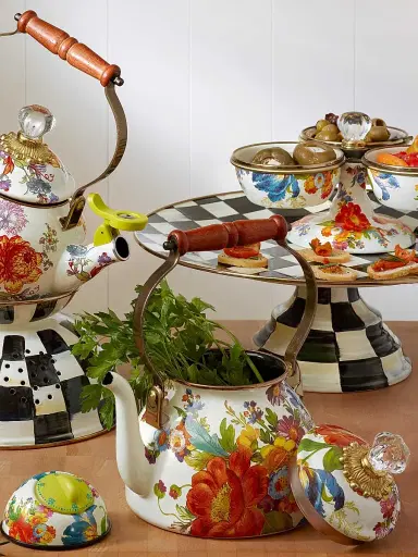 MacKenzie-Childs Flower Market Tea Kettle | Thumbnail 3