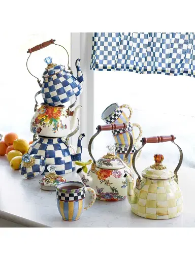 MacKenzie-Childs Flower Market Tea Kettle | Thumbnail 6