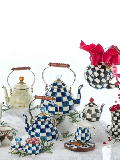 MacKenzie-Childs Flower Market Tea Kettle | Thumbnail 7