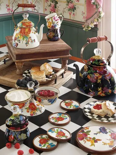 MacKenzie-Childs Flower Market Tea Kettle | Thumbnail 8