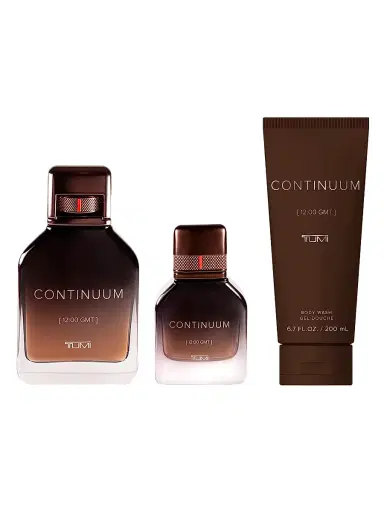 TUMI Men's CONTINUUM [12:00 GMT] 3-Piece Eau de Parfum & Shower Gel Gift Set | Thumbnail 1