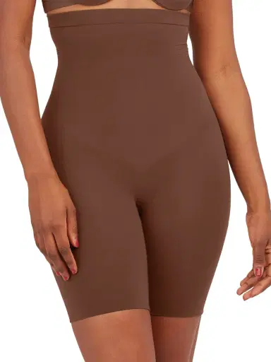 Spanx Women's Higher Power Shorts - Chestnut Brown | Thumbnail 1