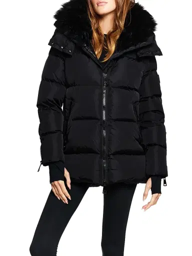 Sam. Women's Scarlett Down Shearling-Lined Puffer Coat | Thumbnail 2 Sam. Women's Scarlett Down Shearling-Lined Puffer Coat | Thumbnail 2