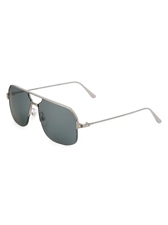 Cartier Men's 59MM D-Frame Sunglasses