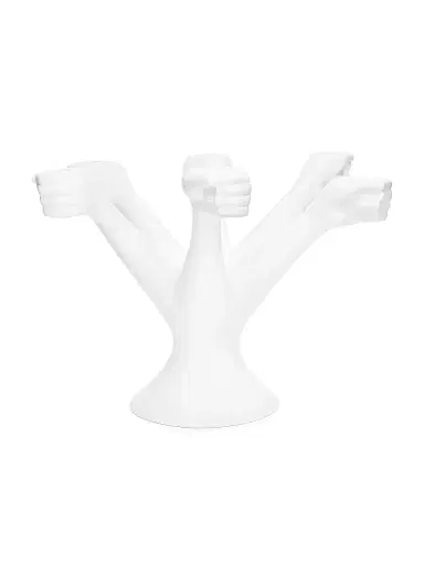 Jonathan Adler Eve Porcelain Candelabra - White | Thumbnail 1