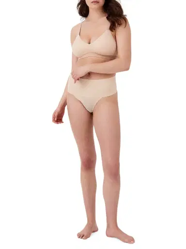 Spanx Undie-tectable Shaping Thong - Black | Thumbnail 1 Spanx Undie-tectable Shaping Thong - Black | Thumbnail 1