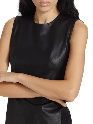 Spanx Women's Faux Leather Sheath Dress | Thumbnail 6 Spanx Women's Faux Leather Sheath Dress | Thumbnail 6