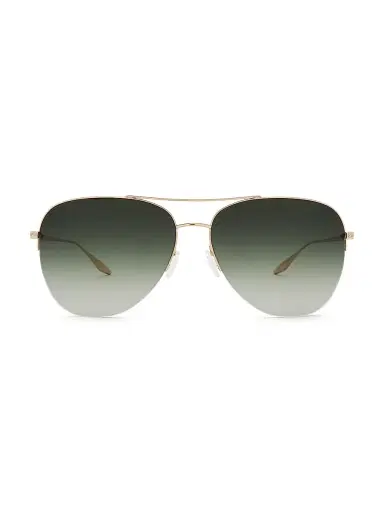 Barton Perreira Women's 62MM Aviator Sunglasses - Grey Gold | Thumbnail 2