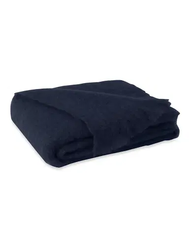 Lands Downunder Brushed Mohair Throw - Navy | Thumbnail 1