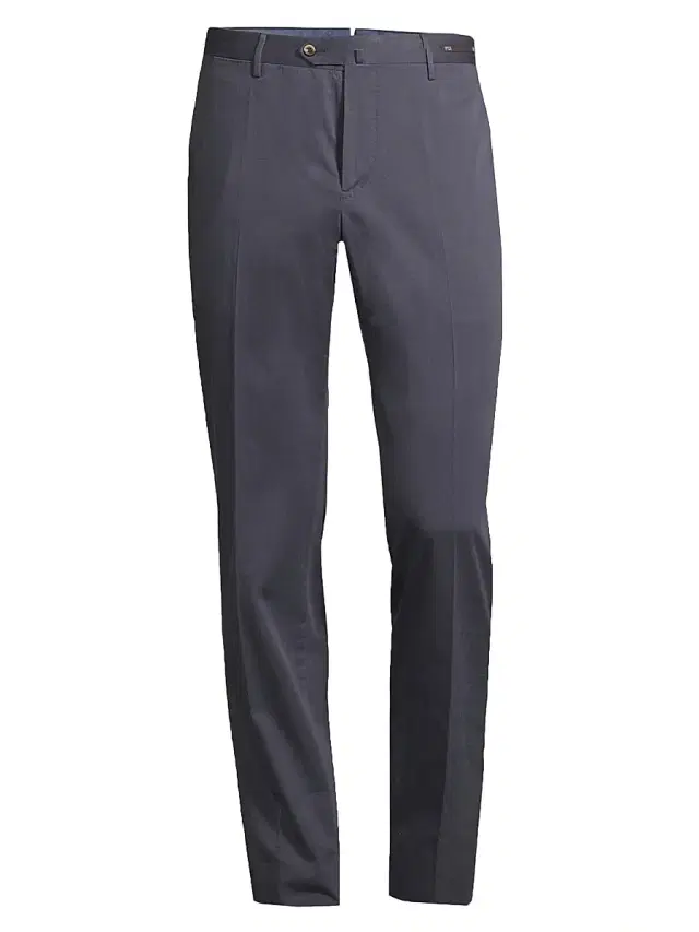 Men's Slim-Fit Silk-Blend SilkOchino Trousers - Blue