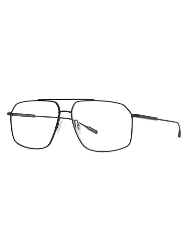 Barton Perreira Men's Renzo 60MM Navigator Eyeglasses - Black Satin | Thumbnail 1 Barton Perreira Men's Renzo 60MM Navigator Eyeglasses - Black Satin | Thumbnail 1