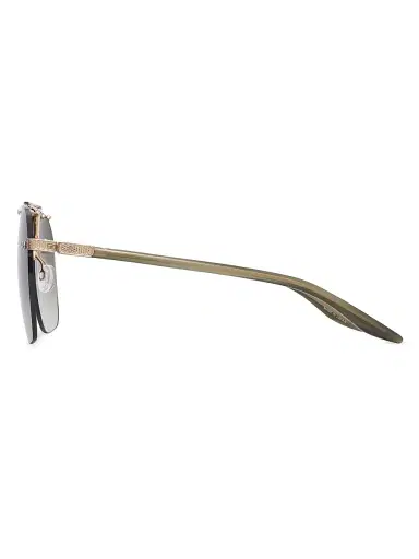 BARTON PERREIRA Men's Daniel 64MM Navigator Sunglasses - Gold Laurel Gradient | Thumbnail 3