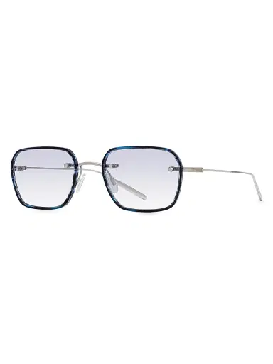 BARTON PERREIRA Men's Rimless Louie 49MM Rectangular Sunglasses - Silver Midnight | Thumbnail 1 BARTON PERREIRA Men's Rimless Louie 49MM Rectangular Sunglasses - Silver Midnight | Thumbnail 1