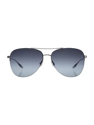 BARTON PERREIRA Men's Chevalier 57MM Aviator Sunglasses - Gun Metal Steel Blue | Thumbnail 2 BARTON PERREIRA Men's Chevalier 57MM Aviator Sunglasses - Gun Metal Steel Blue | Thumbnail 2