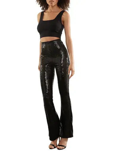 Commando Women's Sequin Flare Pant | Thumbnail 2 Commando Women's Sequin Flare Pant | Thumbnail 2