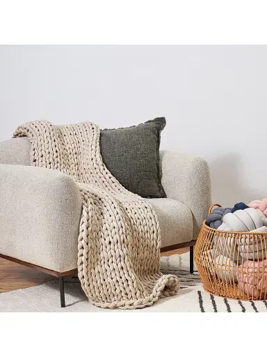 Bearaby Cotton Napper Weighted Knit Blanket | Thumbnail 4 Bearaby Cotton Napper Weighted Knit Blanket | Thumbnail 4