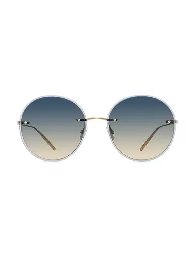 BARTON PERREIRA Women's Rimless Rigby 58MM Round Sunglasses | Thumbnail 2