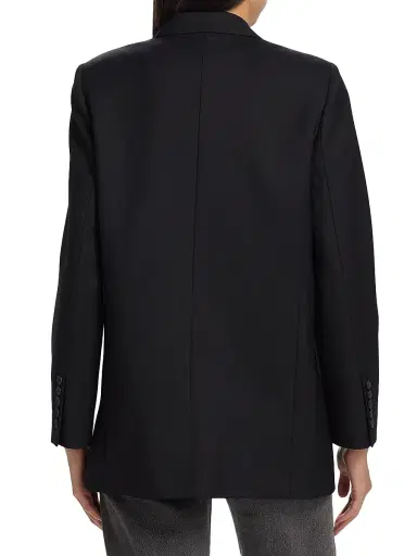 Nili Lotan Women's Diane Single-Breasted Wool Blazer | Thumbnail 5 Nili Lotan Women's Diane Single-Breasted Wool Blazer | Thumbnail 5