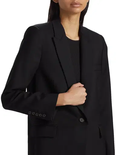 Nili Lotan Women's Diane Single-Breasted Wool Blazer | Thumbnail 6 Nili Lotan Women's Diane Single-Breasted Wool Blazer | Thumbnail 6