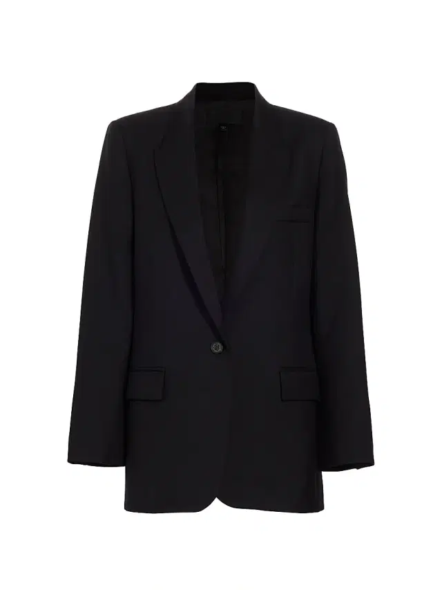 Nili Lotan Women's Diane Single-Breasted Wool Blazer - Black