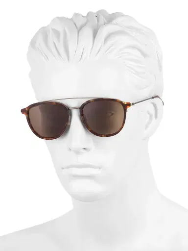 Barton Perreira Men's Courtier 55MM Aviator Sunglasses - Chestnut Antique Gold | Thumbnail 4 Barton Perreira Men's Courtier 55MM Aviator Sunglasses - Chestnut Antique Gold | Thumbnail 4