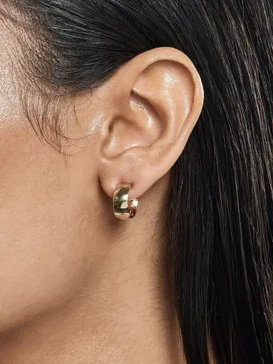 Lana Women's 14K Yellow Gold Huggie Hoop Earrings - Yellow Gold | Thumbnail 2 Lana Women's 14K Yellow Gold Huggie Hoop Earrings - Yellow Gold | Thumbnail 2