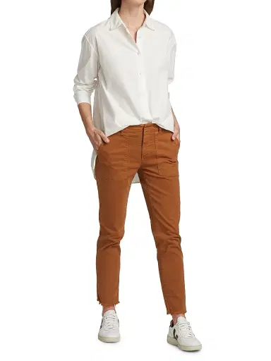 Nili Lotan Women's Yorke Button Down Shirt - White - Size Large | Thumbnail 2