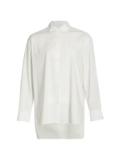 Nili Lotan Women's Yorke Button Down Shirt - White - Size Large | Thumbnail 1