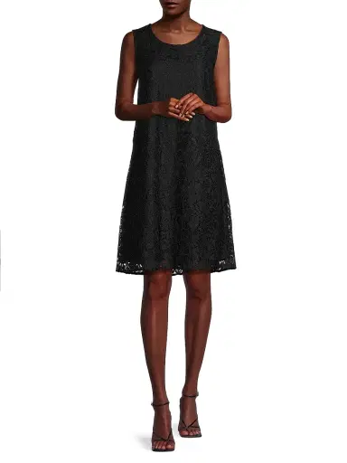 Caroline Rose Women's Lace Tank A-Line Dress | Thumbnail 2 Caroline Rose Women's Lace Tank A-Line Dress | Thumbnail 2