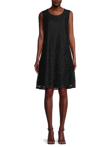 Caroline Rose Women's Lace Tank A-Line Dress | Thumbnail 3 Caroline Rose Women's Lace Tank A-Line Dress | Thumbnail 3