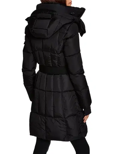 Sam. Women's Noho Belted Matte Shell Down Puffer Coat | Thumbnail 4 Sam. Women's Noho Belted Matte Shell Down Puffer Coat | Thumbnail 4