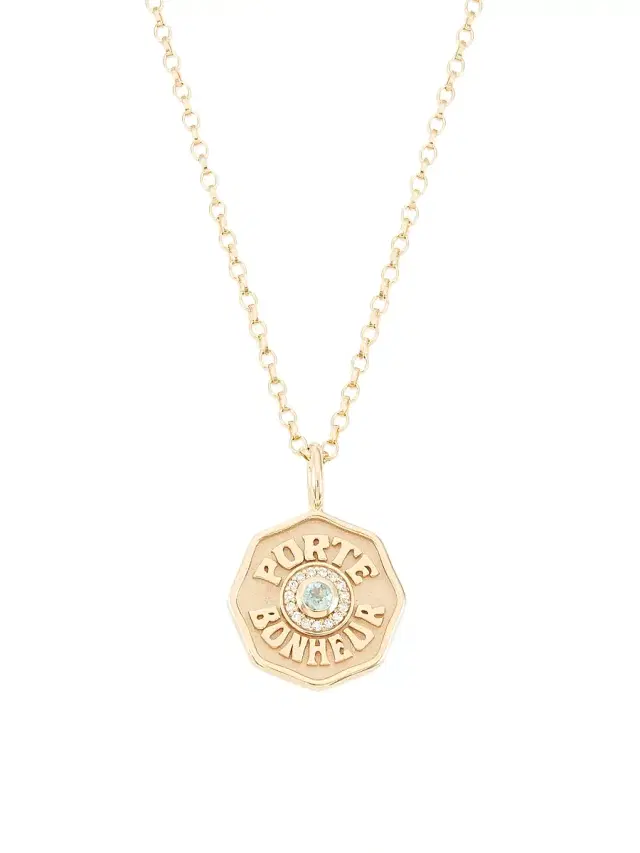 Women's Je Porte Bonheur 14K Yellow Gold & Alexandrite Necklace - Alexandrite