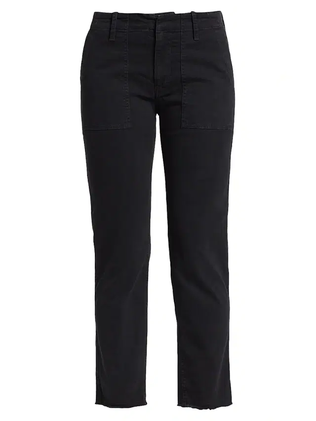 Nili Lotan Women's Jenna Cotton Pants - Carbon