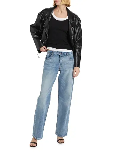 EB Denim Women's Mid-Rise Rigid Boyfriend Jeans | Thumbnail 2 EB Denim Women's Mid-Rise Rigid Boyfriend Jeans | Thumbnail 2