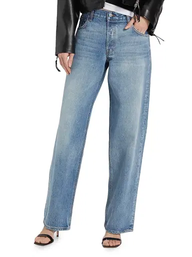 EB Denim Women's Mid-Rise Rigid Boyfriend Jeans | Thumbnail 3 EB Denim Women's Mid-Rise Rigid Boyfriend Jeans | Thumbnail 3