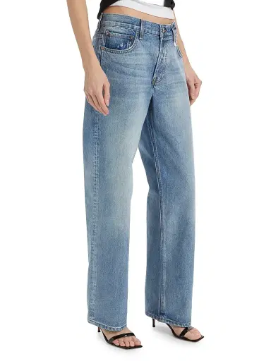 EB Denim Women's Mid-Rise Rigid Boyfriend Jeans | Thumbnail 4 EB Denim Women's Mid-Rise Rigid Boyfriend Jeans | Thumbnail 4