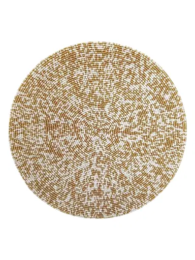 Von Gern Home Speckle Decorative Mat - Gold | Thumbnail 1 Von Gern Home Speckle Decorative Mat - Gold | Thumbnail 1