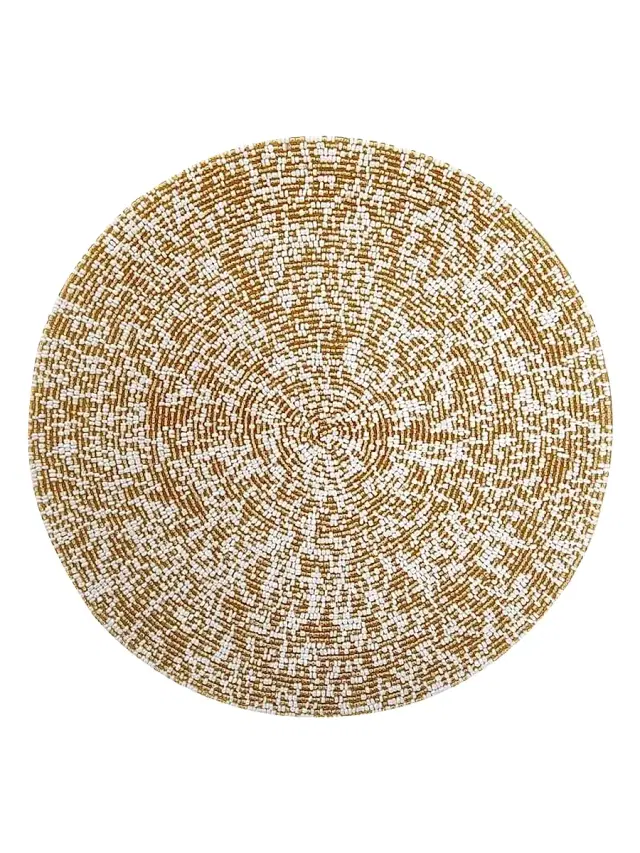 Speckle Decorative Mat - Gold